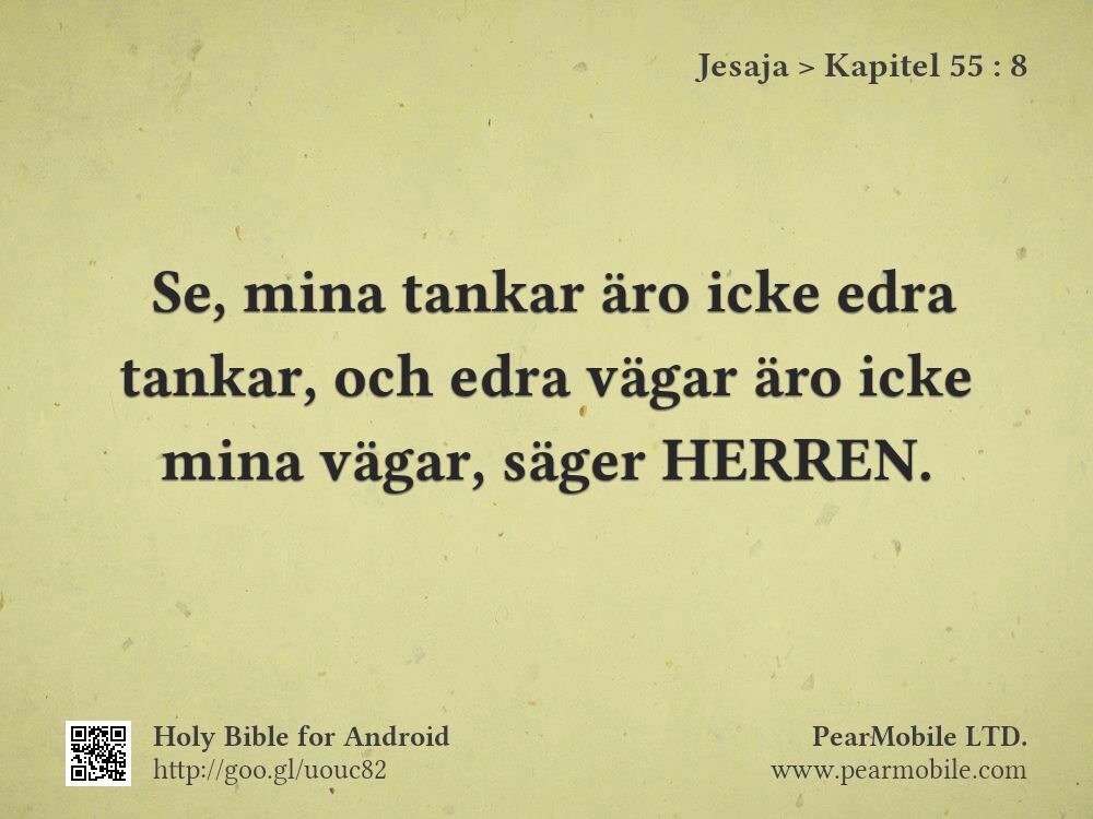 Jesaja, Kapitel 55:8
